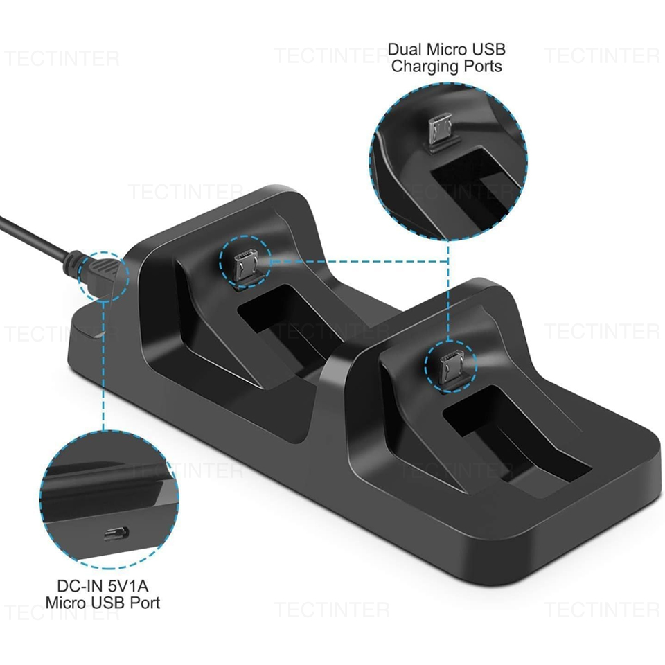 Dual Charger Dock Station For  - Gaming Console Tv 评论和价格
