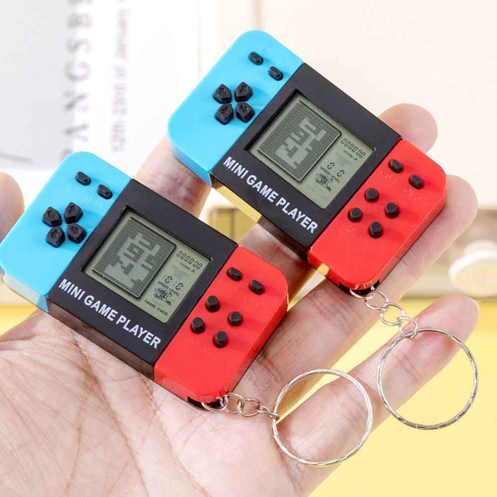 1/2/5/10 Pcs Retro Mini Handhe - Gaming Console Keychain 评论和价格