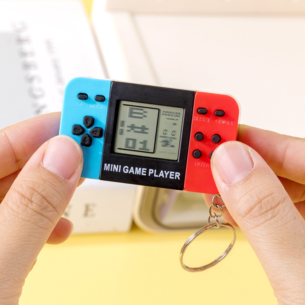 1/2/5/10 Pcs Retro Mini Handhe - Gaming Console Keychain 评论和价格