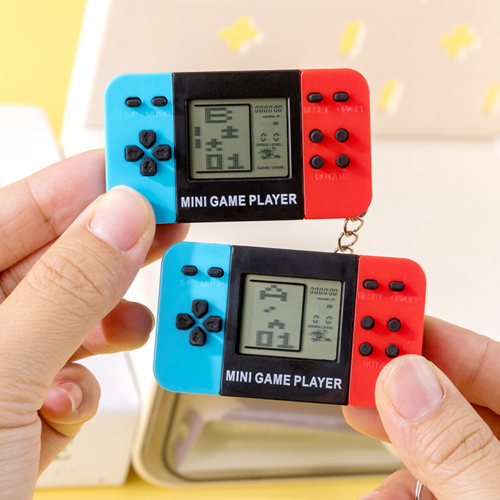 1/2/5/10 Pcs Retro Mini Handhe - Gaming Console Keychain 评论和价格
