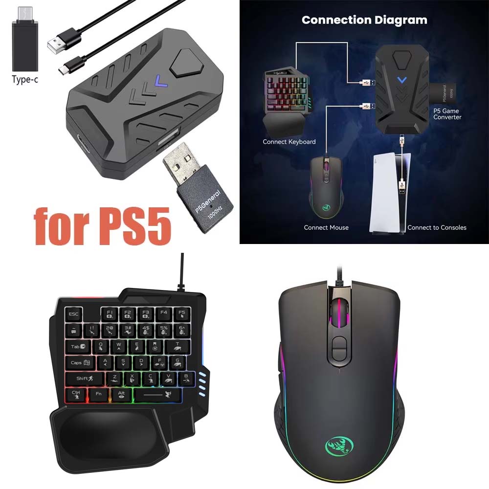for PS5 Gaming Keyboard Mouse  - Gaming Console Latest 评论和价格